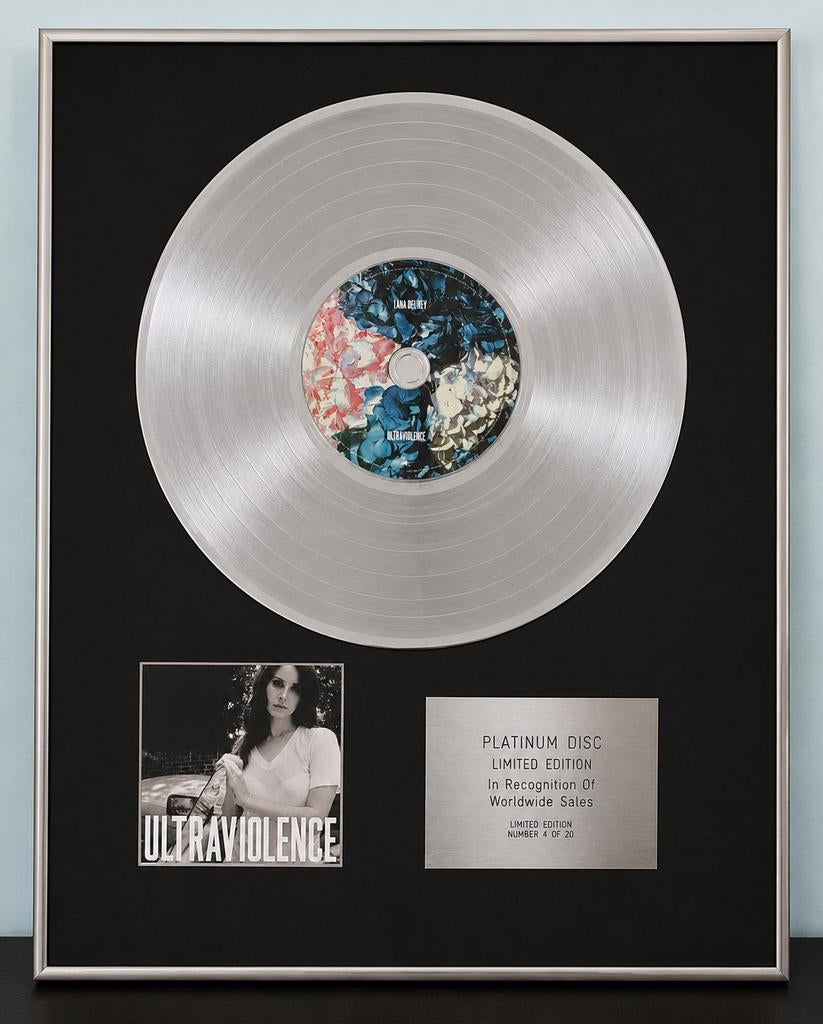 Lana Del Rey – Ultraviolence Platinum Disc édition limitée 4, Limited edition, Ophalen