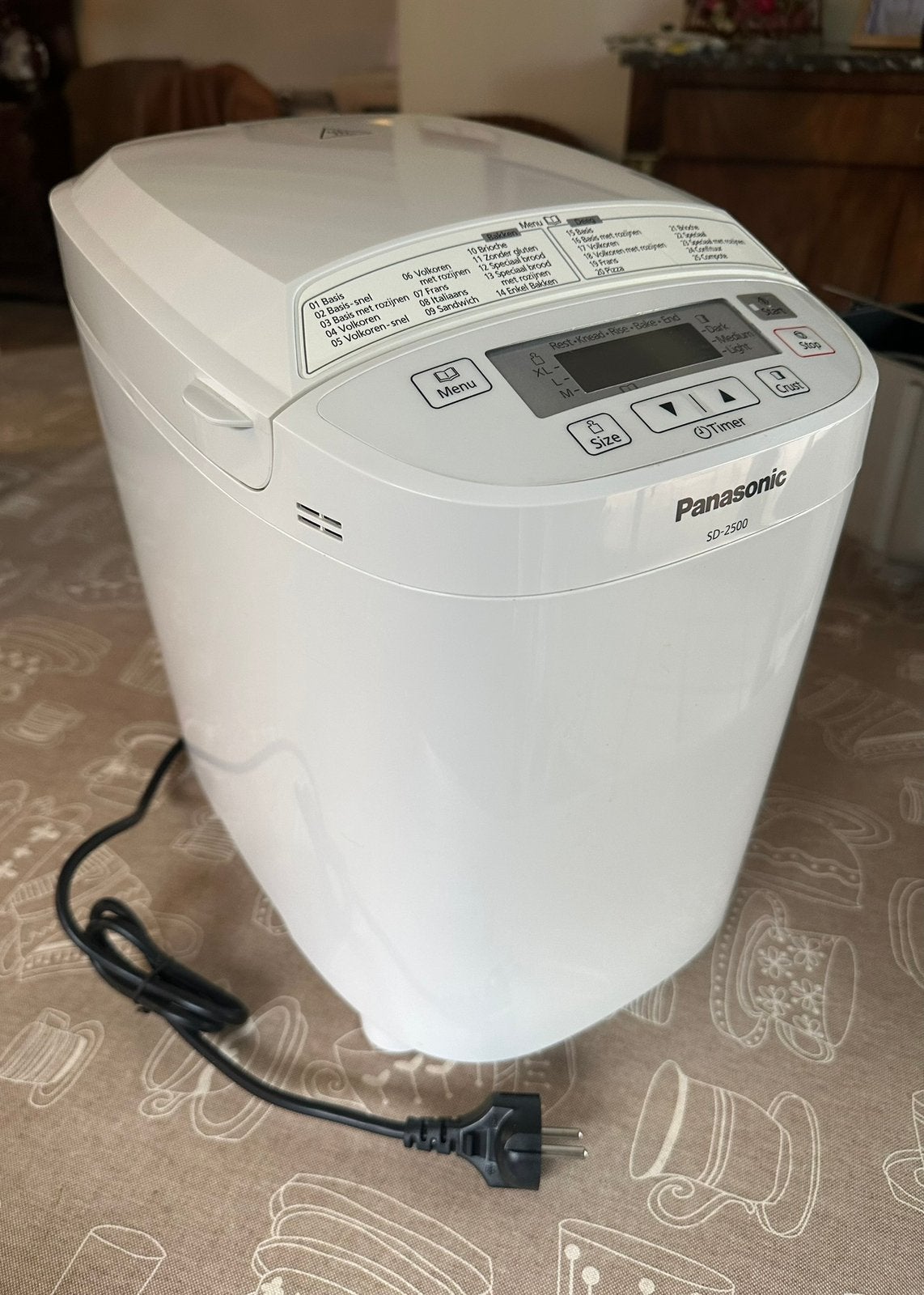 Panasonic broodbakmachine SD-2500, Ophalen of Verzenden, Zo goed als nieuw