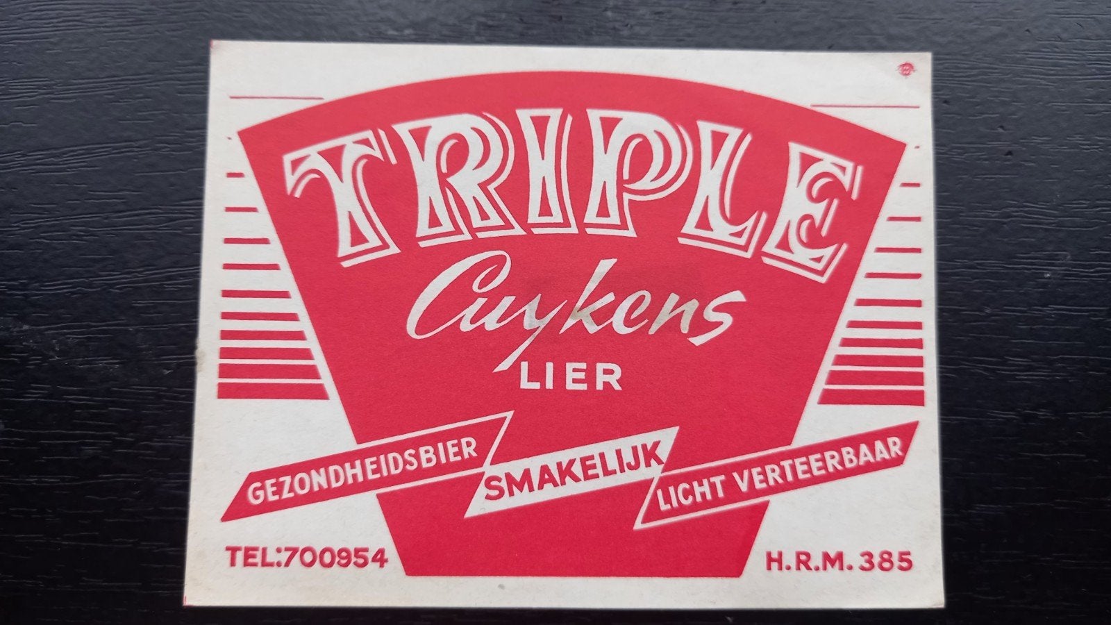 Bieretiket br. Cuykens 2, Verzamelen, Biermerken, Ophalen of Verzenden
