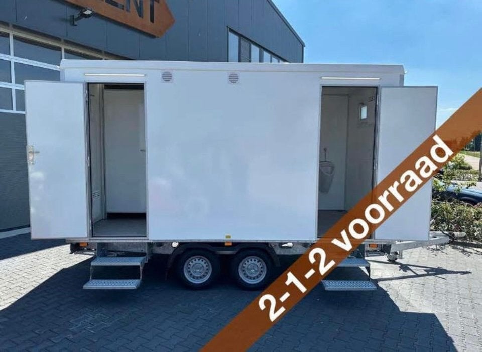 Te koop nieuwe 2-1-2 wc toiletwagen voorraad, Hobby en Vrije tijd, Feestartikelen | Verhuur, Ophalen, Nieuw