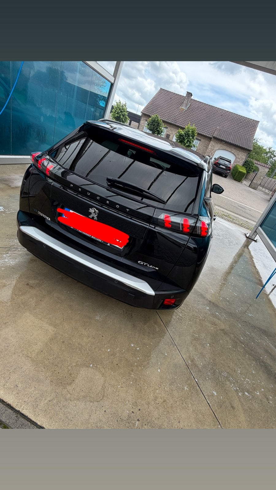 Peugeot 2008e gt line 2021, Auto's, Automaat, Zwart, Elektrisch, 5 deurs