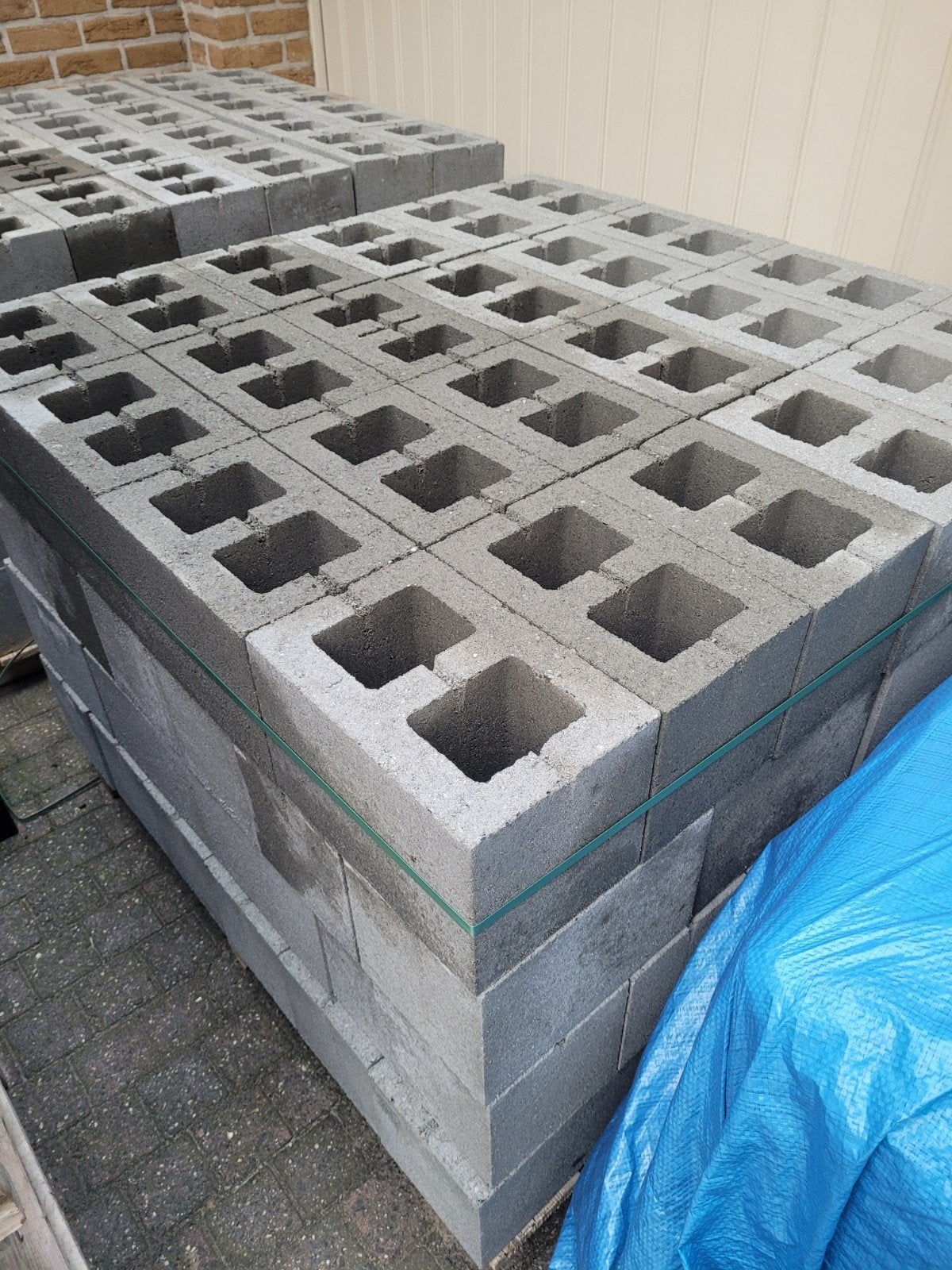 Betonblokken 29x19x19 hol Benor 275st, Enlèvement