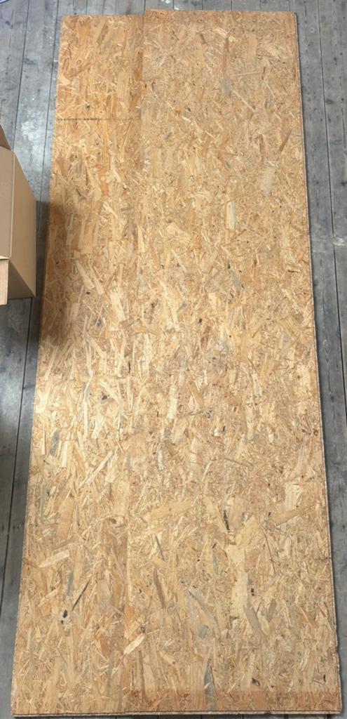 11 nieuwe OSB platen 244x61x9 mm, Doe-het-zelf en Bouw, Platen en Panelen, Ophalen, Zo goed als nieuw