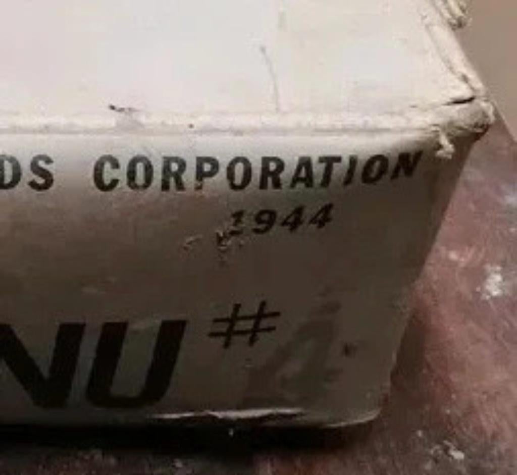 Carton militaire US army Américain WW2 menu ration, Collections, Envoi, Autres, Autres types