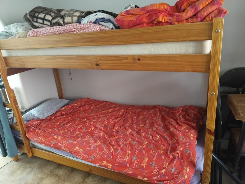 Stapelbed, Ophalen, Gebruikt, Eenpersoons, 160 tot 180 cm