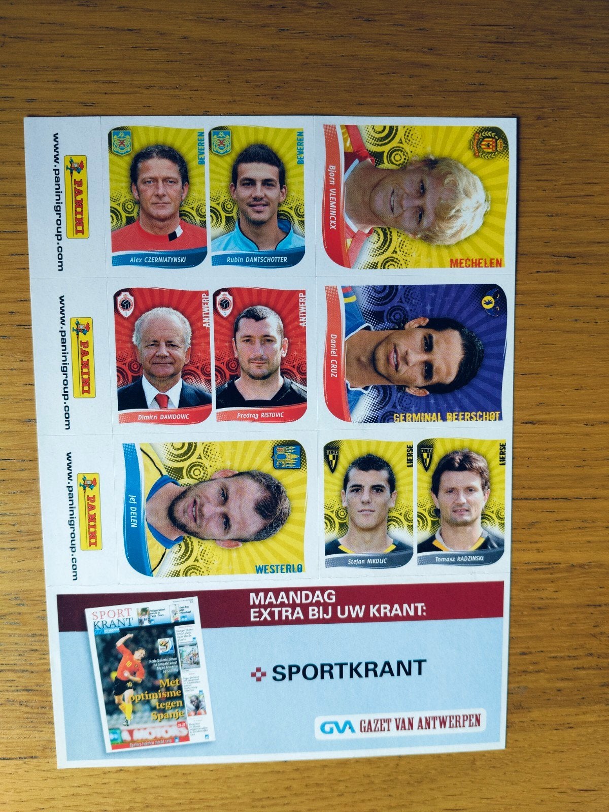 Panini Football 2009 promo stickers, Enlèvement ou Envoi