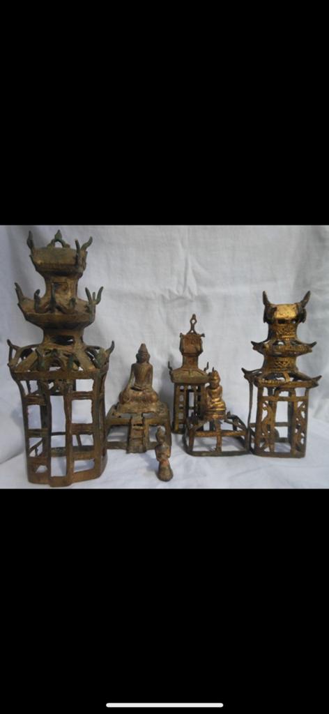 Oude boeddhistische tempels: Siam Thai, eind 19e, begin 20e, Antiek en Kunst, Ophalen