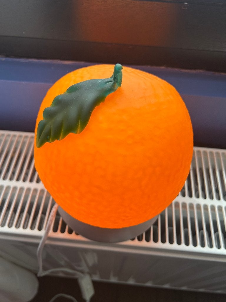 Lampe orange vintage - Melissa Ikea, Lampe d'ambiance, Vintage, 20 cm, Verre