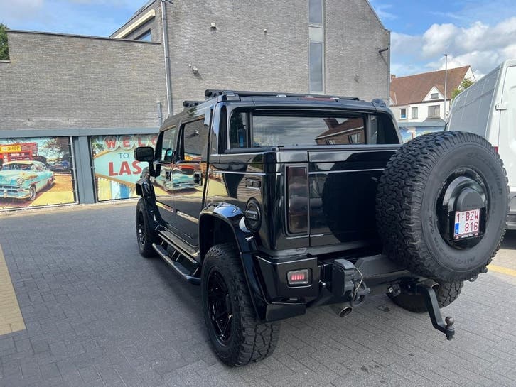 HUMMER H2 SUT 6.2, Auto's, Automaat, Euro 5, Beige, Zwart