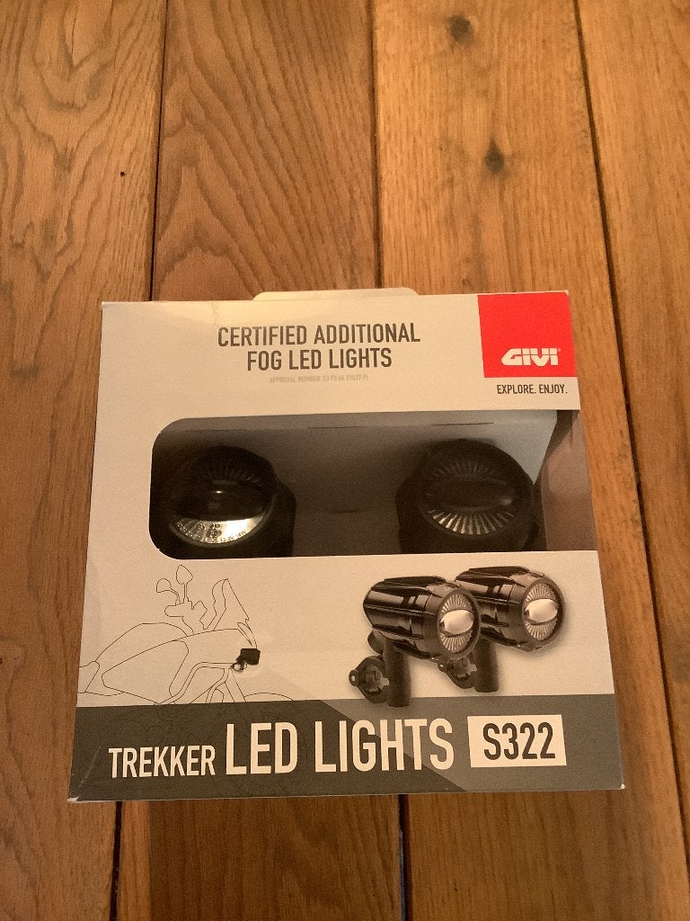 Givi S322 ledlights verstralers, Motoren, Ophalen of Verzenden, Zo goed als nieuw