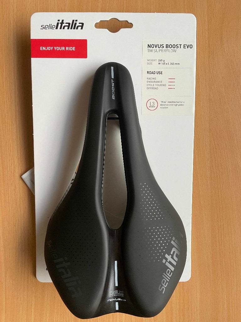 SetteItalia Novus Boost EVO TM SuperFlow L3, Fietsen en Brommers, Overige materialen, Nieuw, Ophalen of Verzenden, Selle Italia