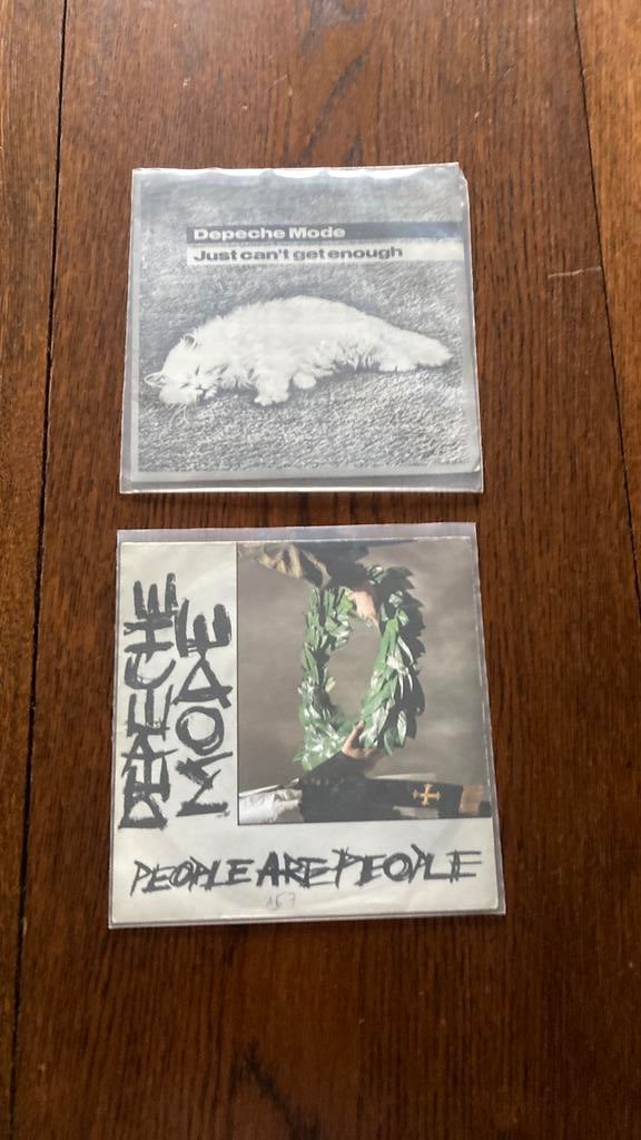 Depeche Mode- 2 singels op Mute records-, Enlèvement ou Envoi, Single, Comme neuf, Pop