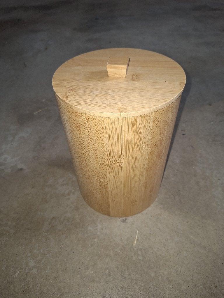 poubelle en bois, Maison & Meubles, Enlèvement, Comme neuf