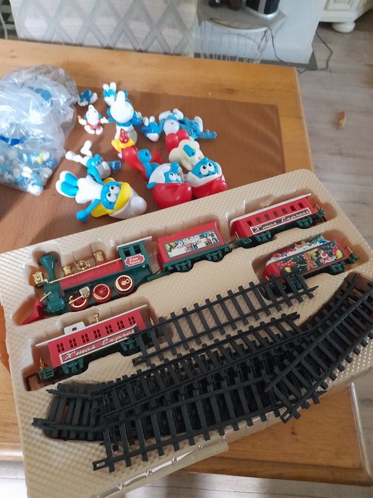 trein in werkende staat van de jaren 1970  X-mas, Ophalen