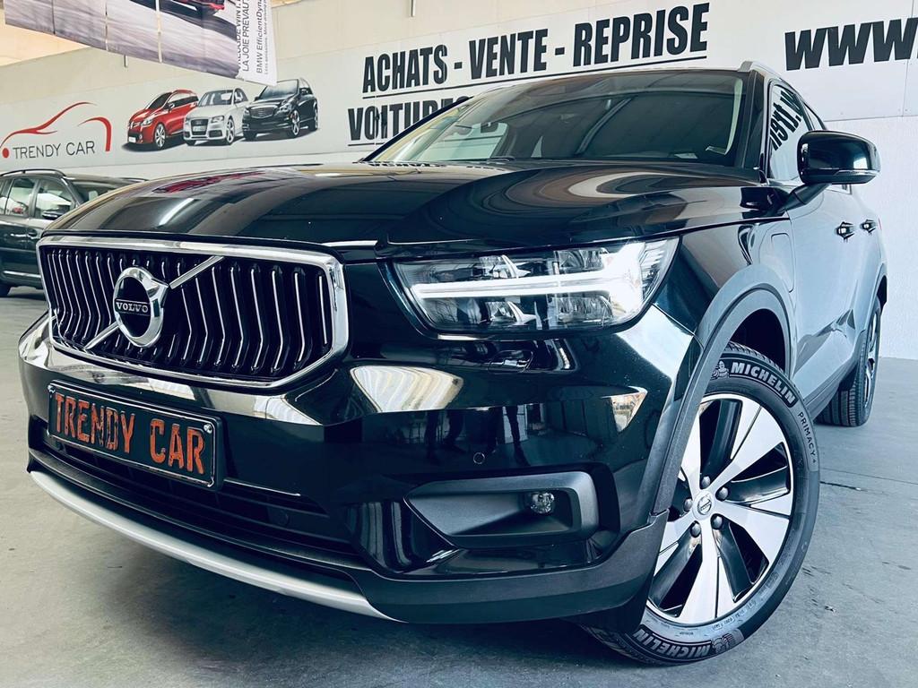 Volvo XC40 1.5 T4 PHEV Inscription+CARPLAY+CAMERA+GARANTIE, Auto's, Gebruikt, 48 g/km, Zwart, Leder