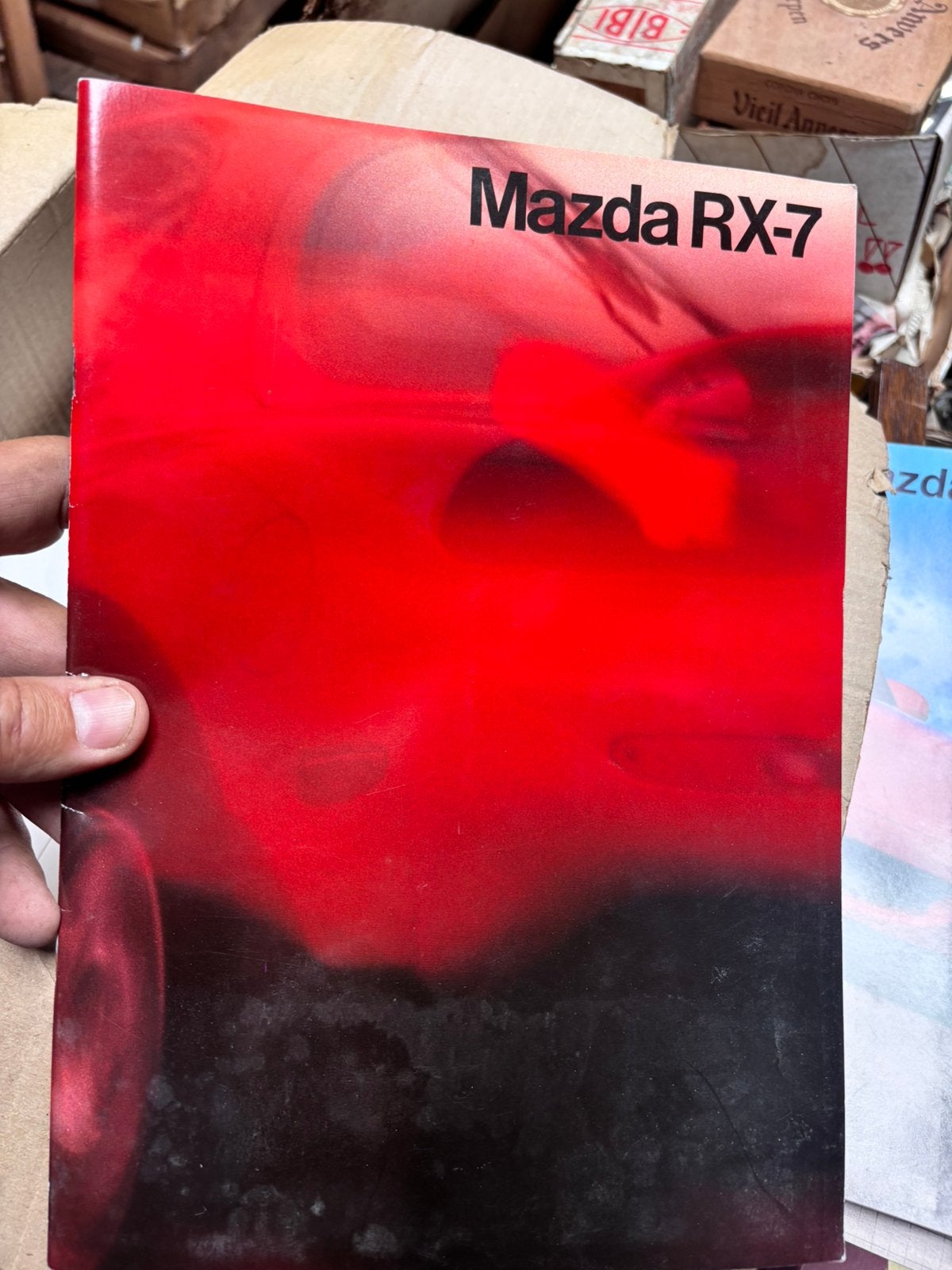 Verkoopfolder Mazda RX7 FD, Ophalen of Verzenden, Mazda