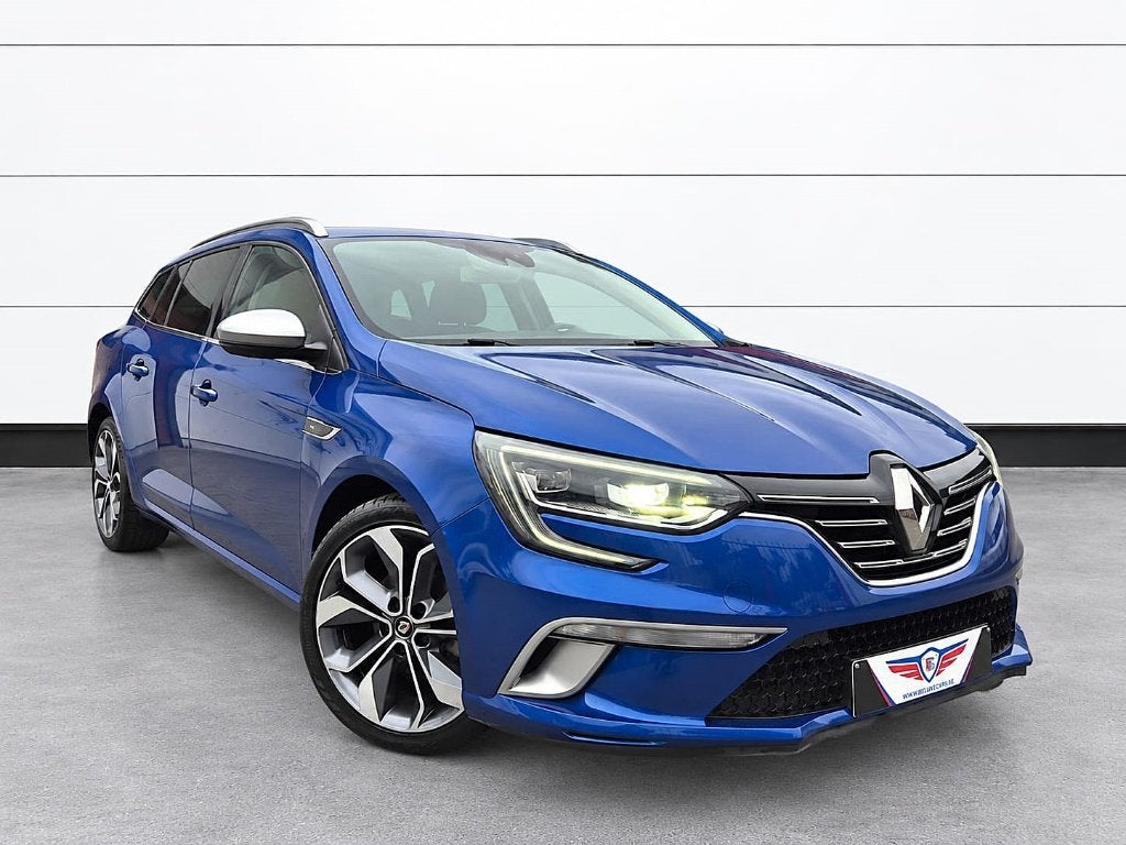 RENAULT MEGANE SW 1.2 TCe*GT-Line*LED*XENON*CUIR*CLIM*GPS*JA, Autos, Euro 6, Entreprise, Noir, Volant multifonction