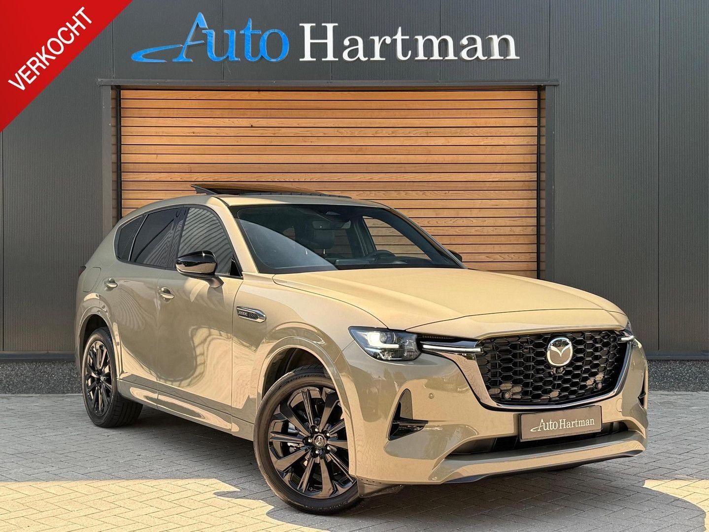 Mazda CX-60 2.5 e-SkyActiv PHEV Homura Plus STOELVENTILATIE|, Automaat, Zwart, Overige kleuren, Bedrijf