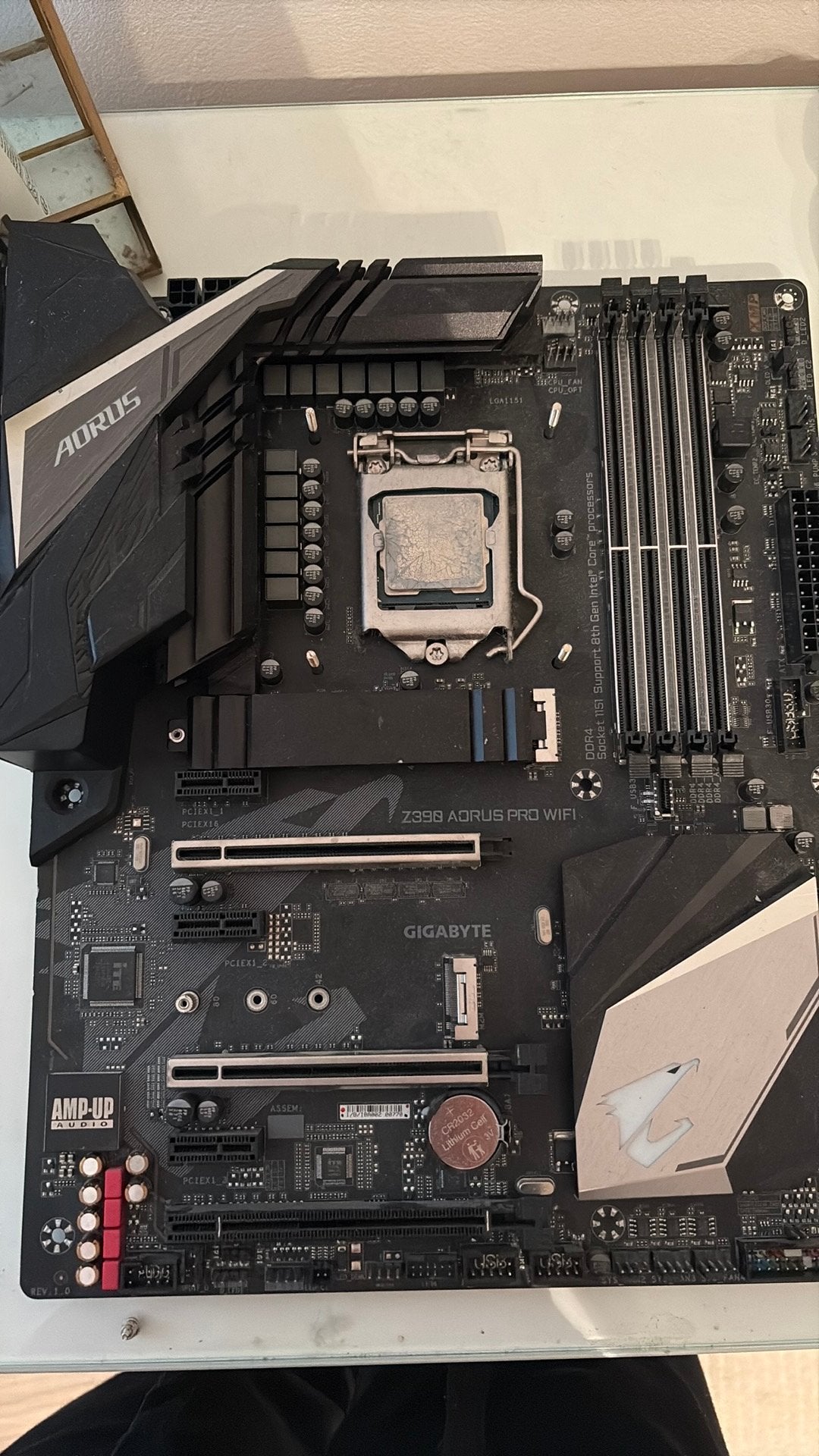 Z390 motherboard met i5 9600k, Computers en Software, Ophalen of Verzenden, Gebruikt, Intel, DDR4