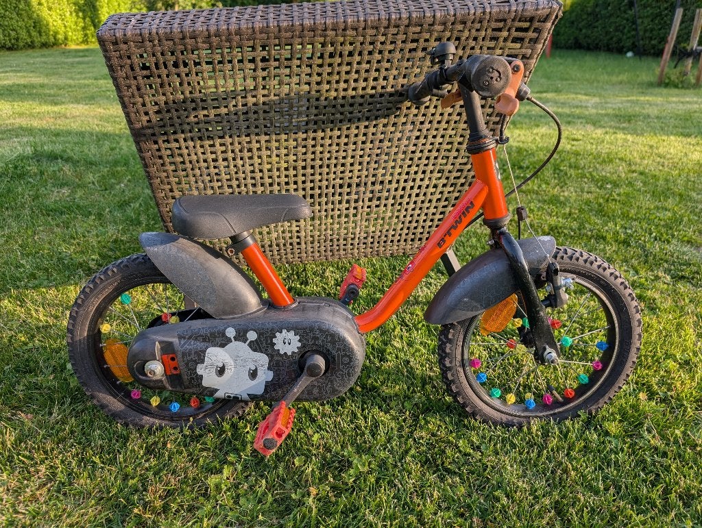 Btwin kinderfiets, Ophalen, Gebruikt, Velgrem, Minder dan 16 inch