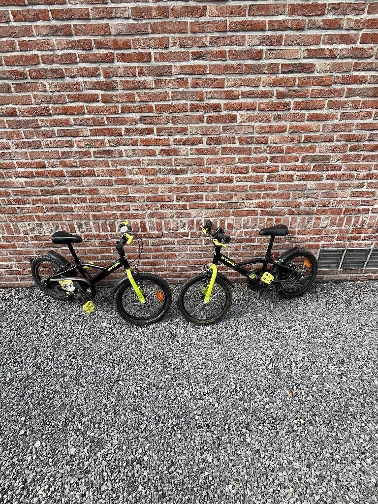 2 vélos Décathlon enfants 5-6 ans, Neuf, Frein sur jante, 16 à 20 pouces, Enlèvement