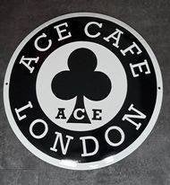 Ace cafe london emaillen bord en veel andere reclame borden, Ophalen of Verzenden, Zo goed als nieuw, Reclamebord