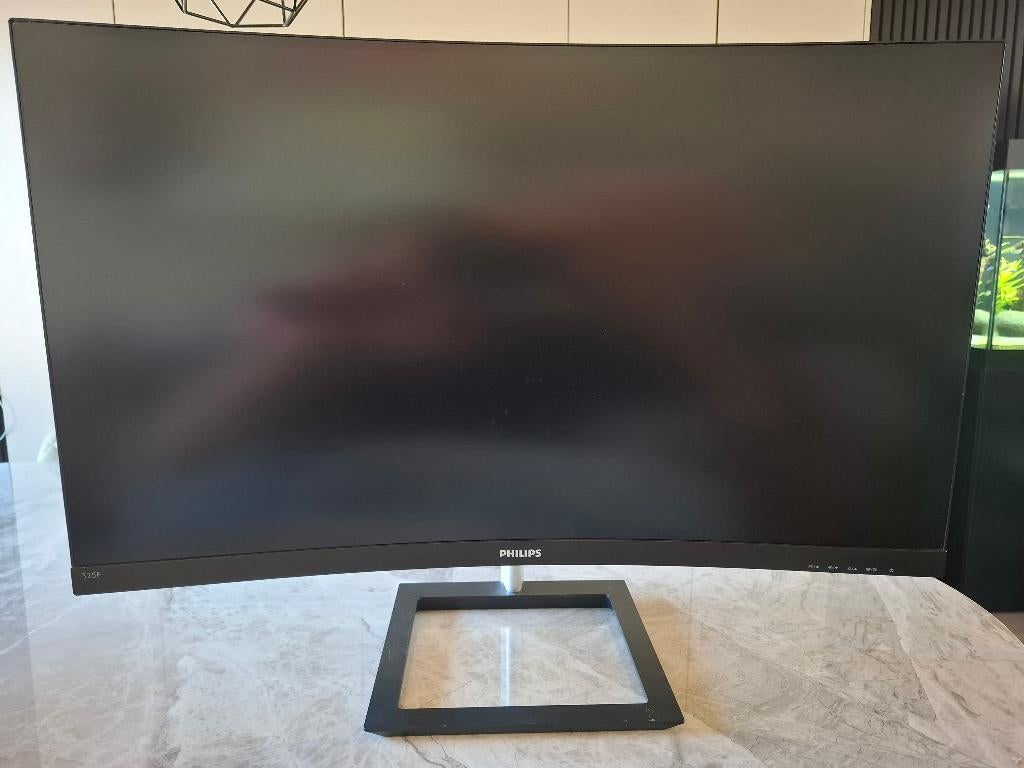 Philips 32" inch Curved QHD Computerscherm, Kantelbaar, VA, Zo goed als nieuw, Phillips