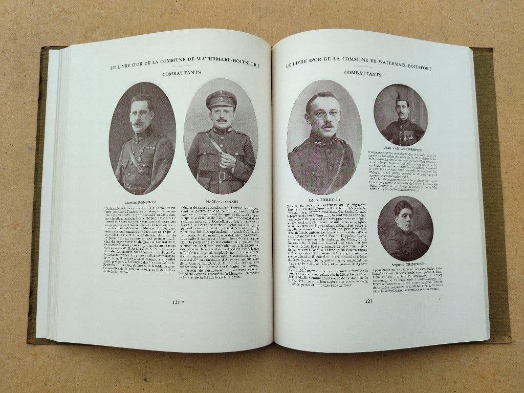 Watermael-Boitsfort - Livre d'or 1914-1918, Enlèvement ou Envoi, Avant 1940, Commune de Watermael-Boitsfort, Général