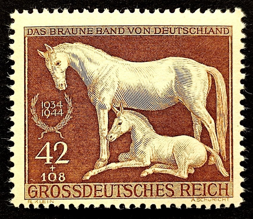 Dt.Reich: Das Braune Band 1944 POSTFRIS, Ophalen of Verzenden, Overige periodes, Postfris