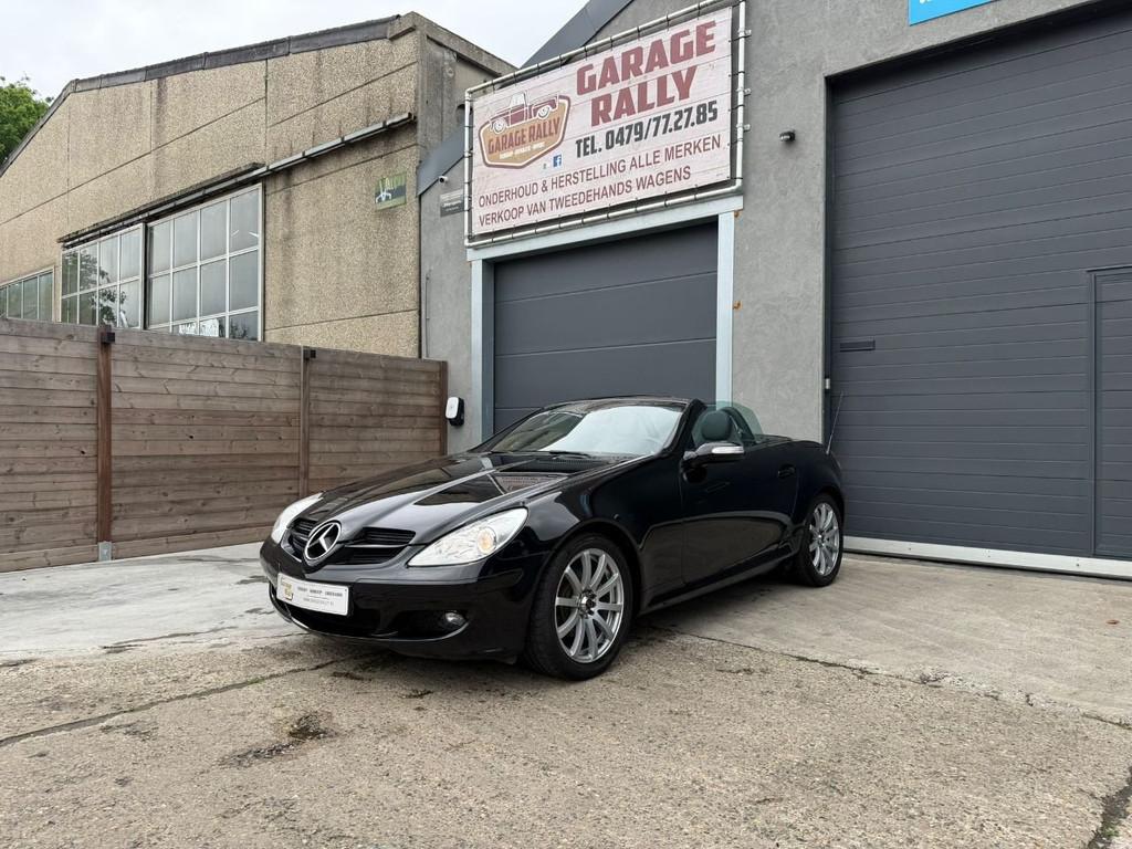 Mercedes-Benz SLK SLK200 SLK 200 Kompressor (171.442), Auto's, Gebruikt, Zwart, Cabriolet, 1796 cc