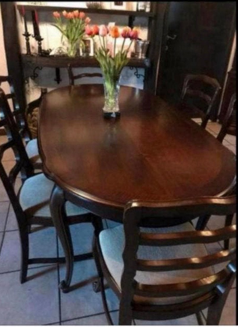 Eettafel met stoelen, Ophalen, Zo goed als nieuw