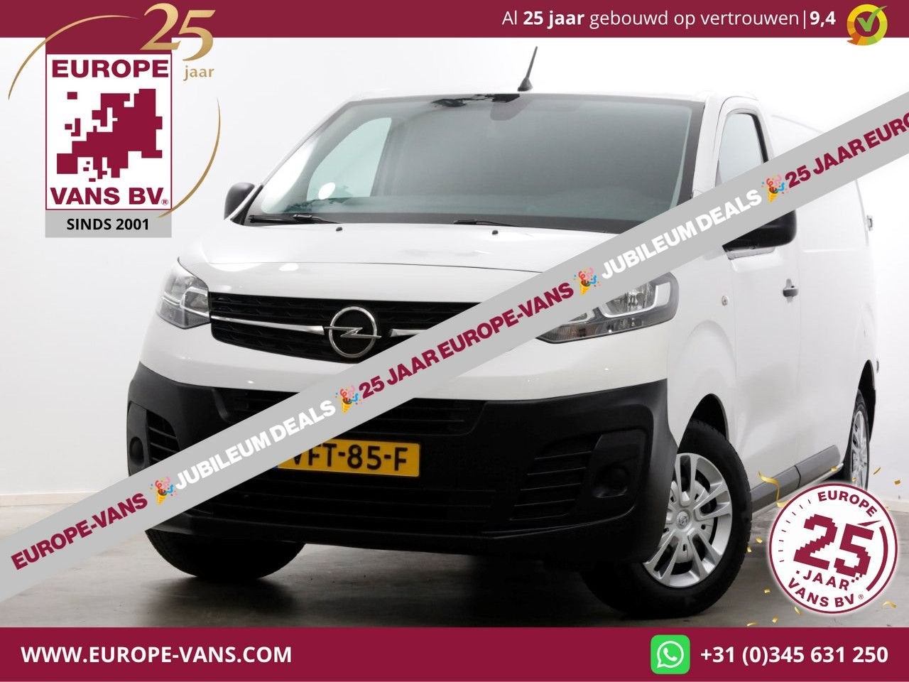 Opel Vivaro 1.5 CDTI 102pk L2H1 Edition Airco/Cruise Control, Electronic Stability Program (ESP), Wit, 178 g/km, Bedrijf