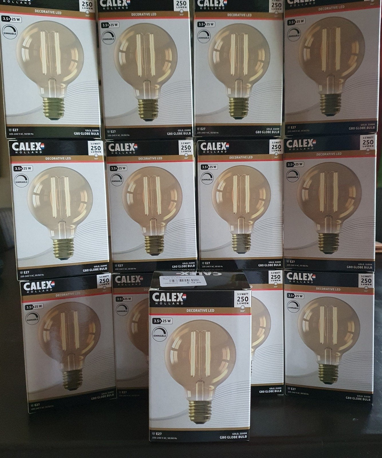 Decoratieve LED lampen o 80mm - hoogte 120mm, Ophalen, Nieuw, Led-lamp