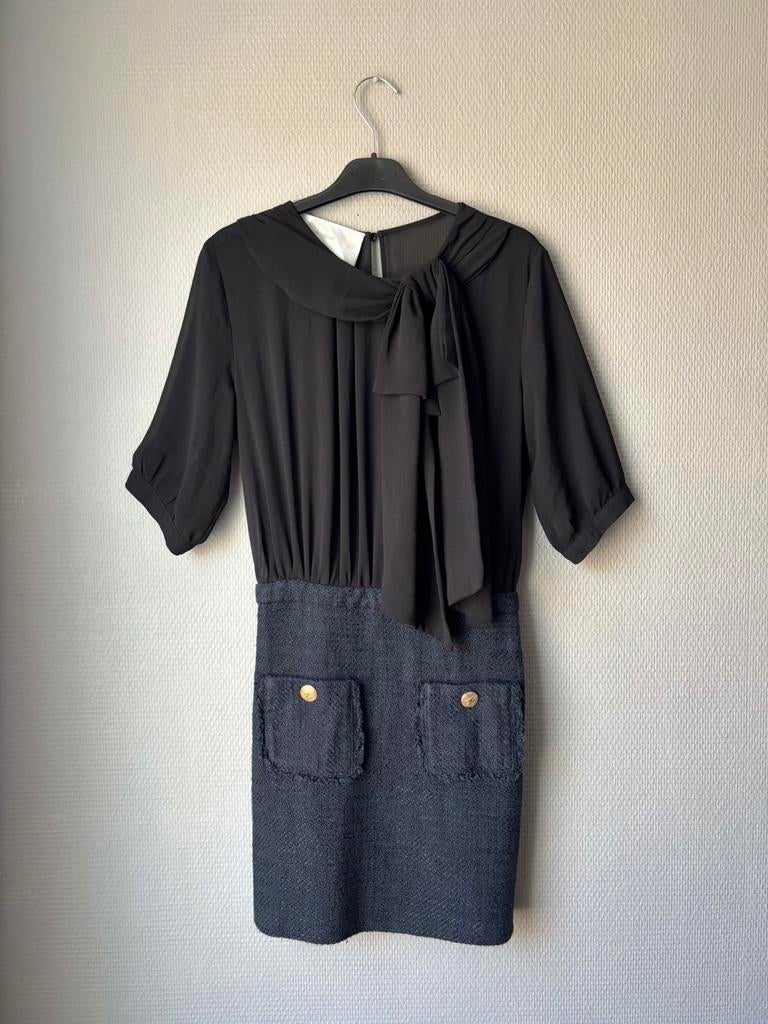Elisabetta Franchi - Robe - S, Porté, Noir, Envoi, Au-dessus du genou
