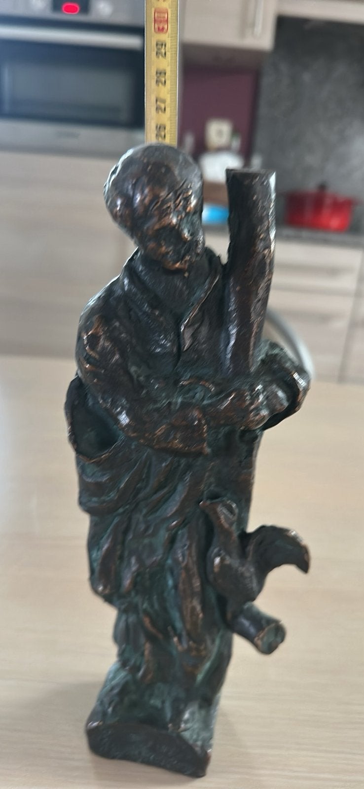 Antiek bronzen beeld 26 cm bieden, Ophalen, Zo goed als nieuw