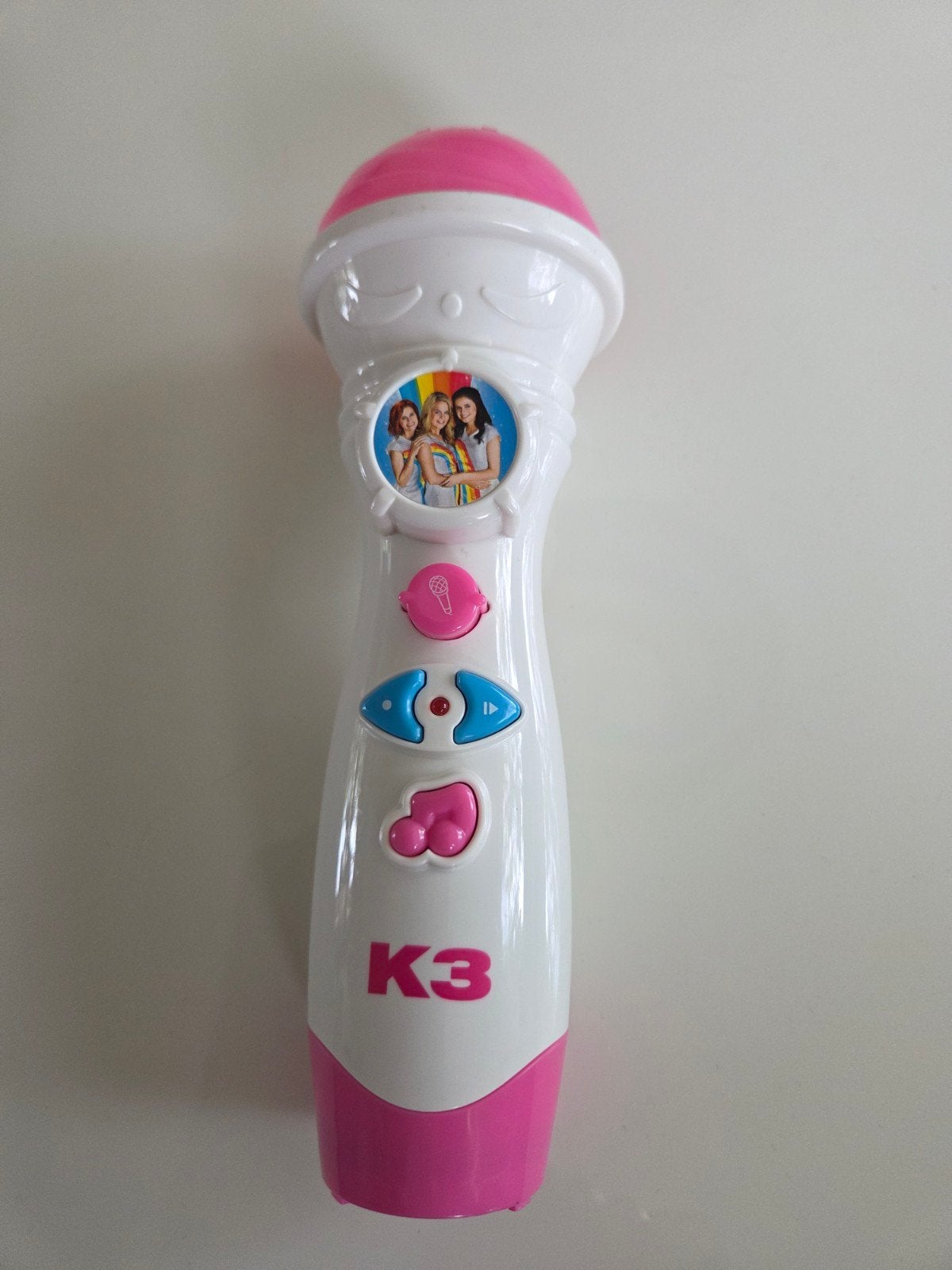 Studio 100 K3 microfoon, Kinderen en Baby's, Ophalen, Zo goed als nieuw, Elektronica, Met geluid