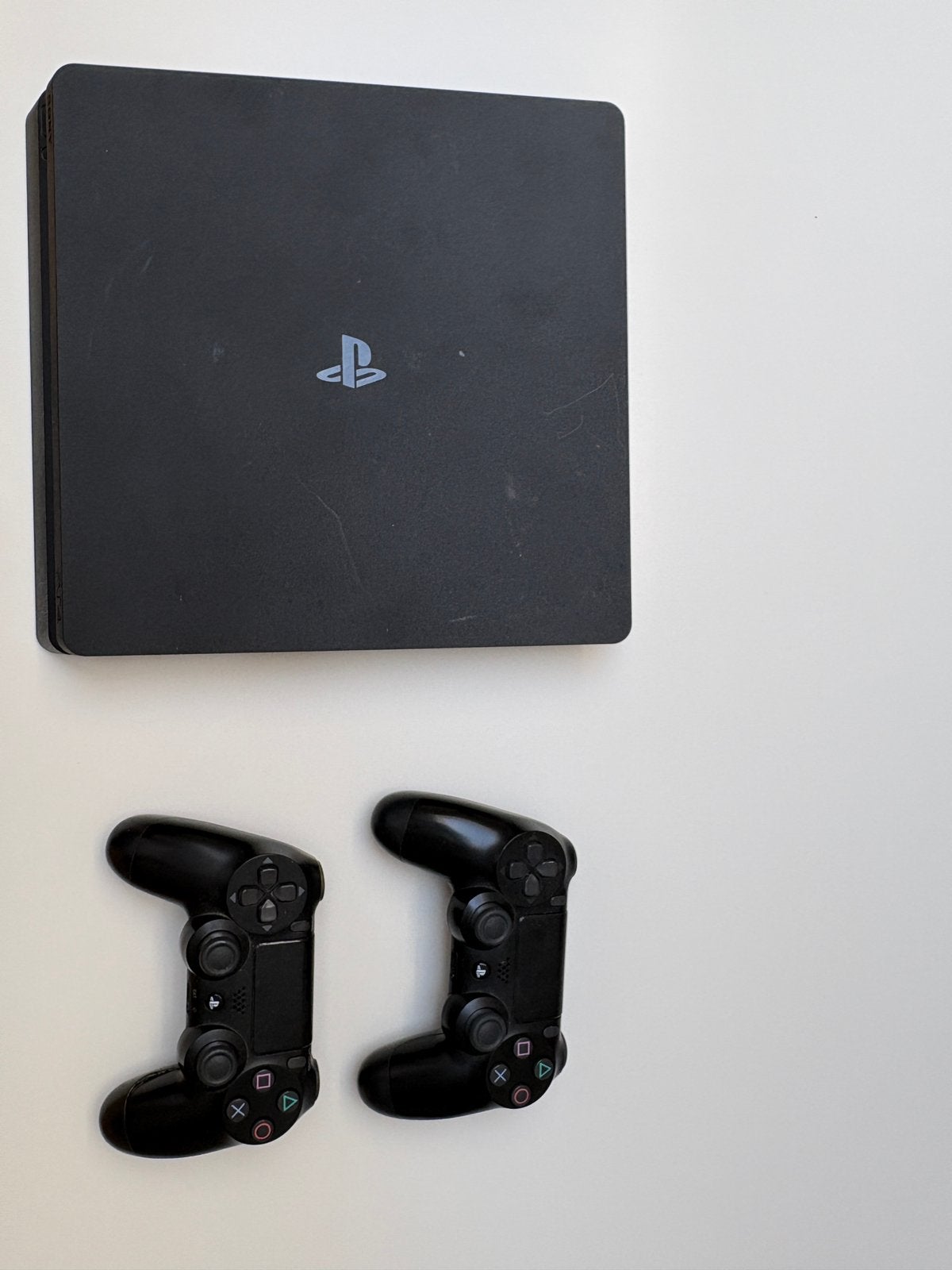 Ps4 slim 500gb, Games en Spelcomputers, Spelcomputers | Sony PlayStation 4, Ophalen, Met 2 controllers, Slim, 500 GB