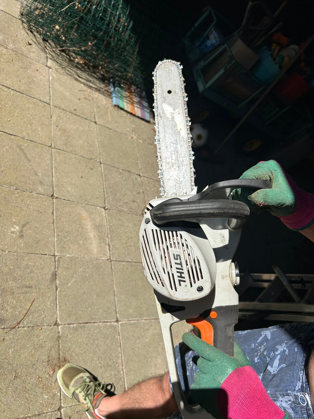 Scie à chaîne Stihl MSE 190 C, Jardin & Terrasse, Enlèvement, Utilisé, Électrique