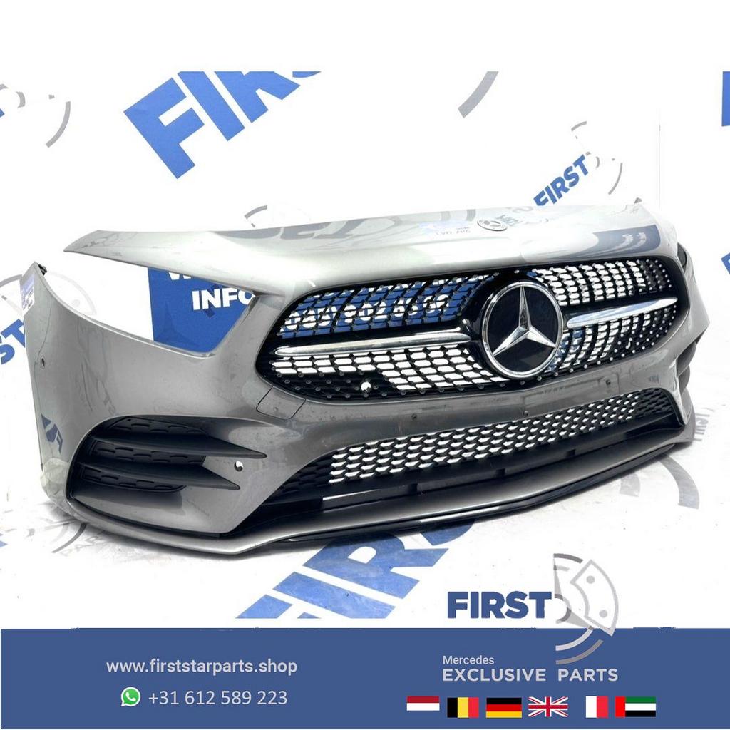 W177 AMG LINE VOORBUMPER A KLASSE 2022 35 ZWART WIT GRIJS CO, Utilisé, -, Avant, -