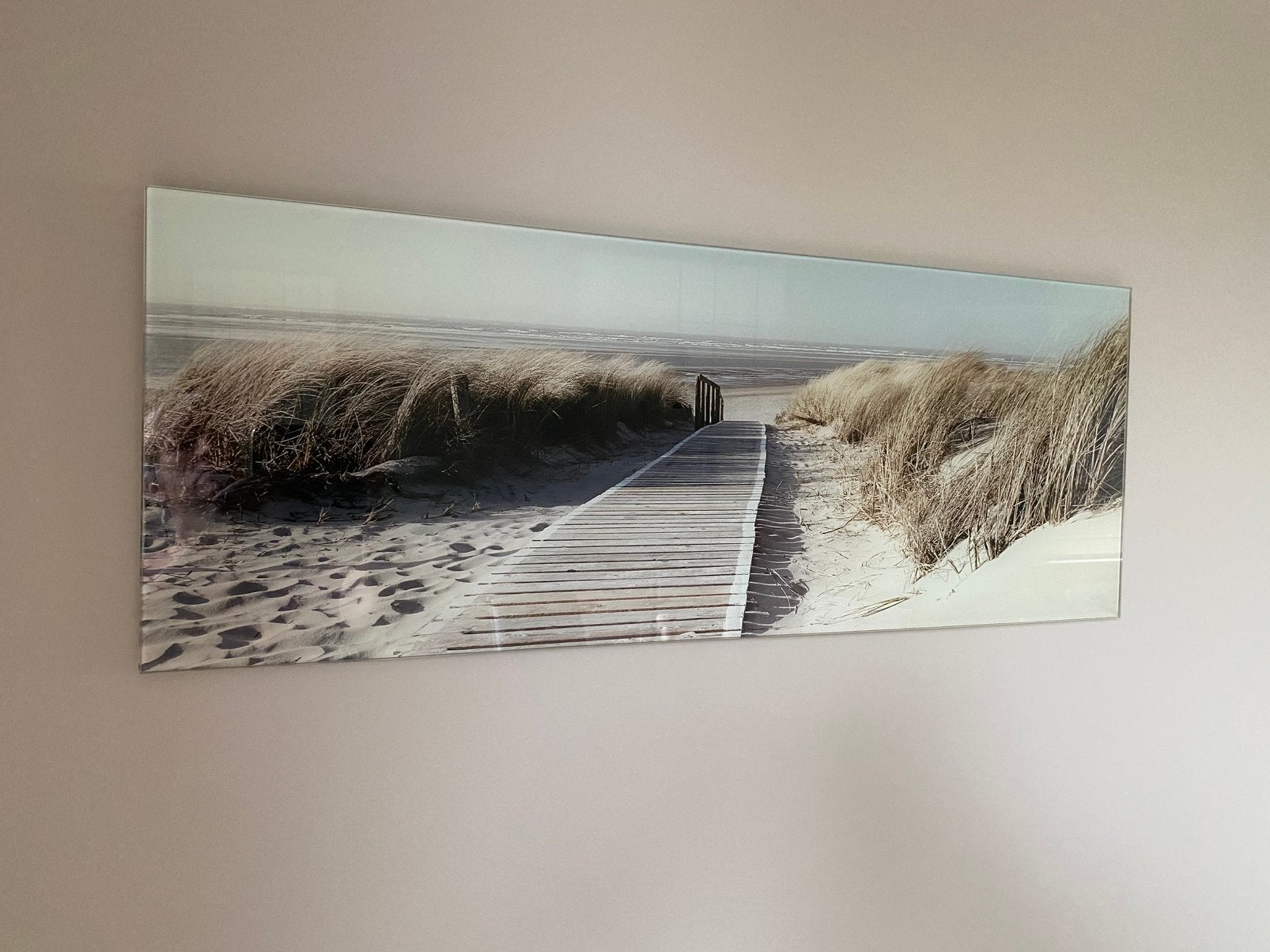 Muurdecoratie, foto in glas, Antiquités & Art, Art | Peinture | Abstraite, Enlèvement