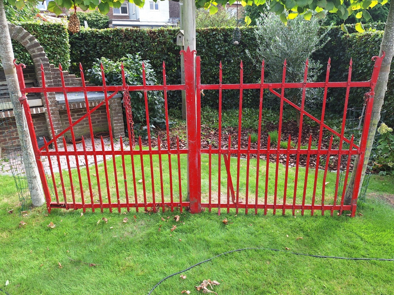 weide barrier hekwerk, Jardin & Terrasse, Enlèvement, Utilisé, Fer, Clôture barrée