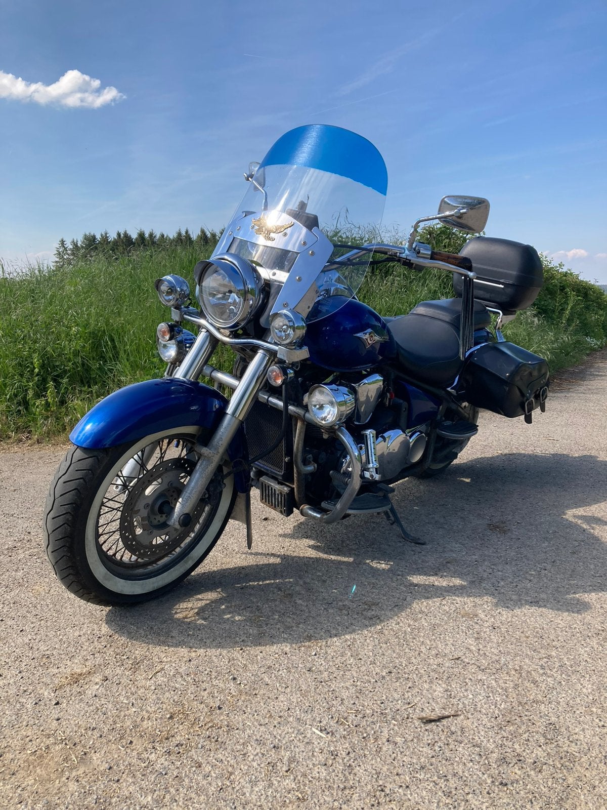 Kawasaki VN 900, 2 cilinders, Chopper, Gebruikt, 900 cc