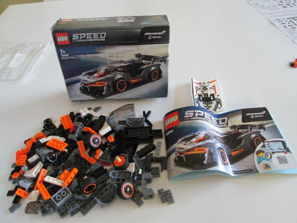 Lego nr 75892 van 2019 Mclaren Senna speed champions, Lego, Zo goed als nieuw, Speed Champions, Ophalen of Verzenden