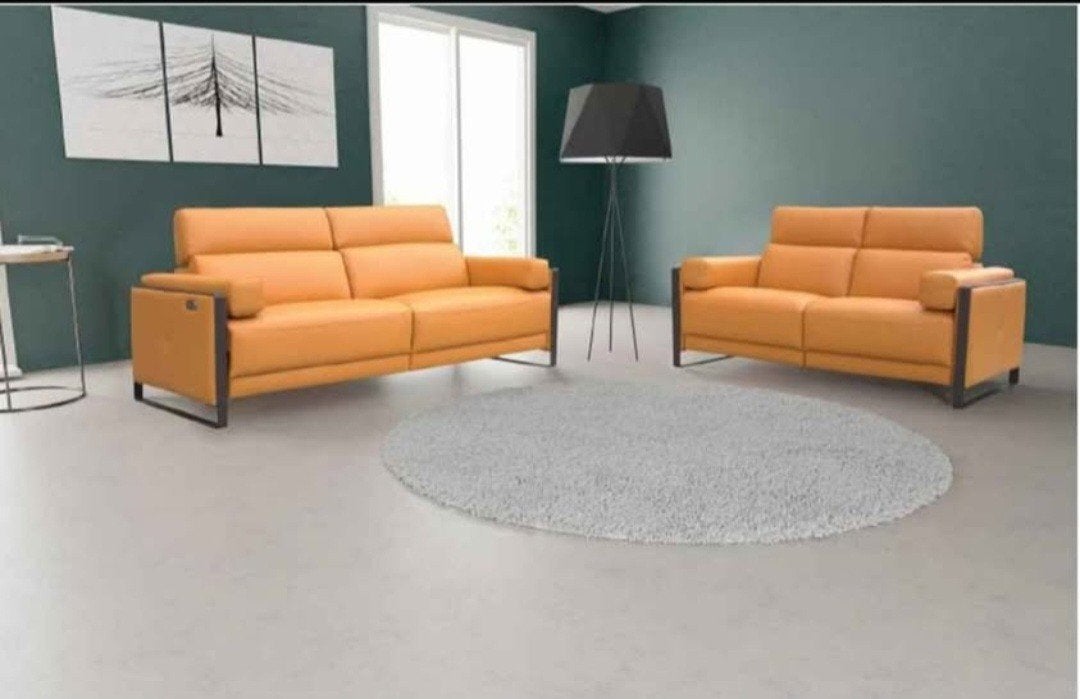 Ens de 2 canapés de Luxe relax,  en cuir, Huis en Inrichting, Zetels | Zetels, Leer, Ophalen