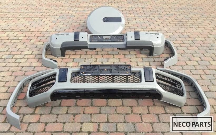 MERCEDES G KLASSE W463 VOORBUMPER BODY KIT ORIGINEEL!!!, Gebruikt, -, Voor, Ophalen of Verzenden