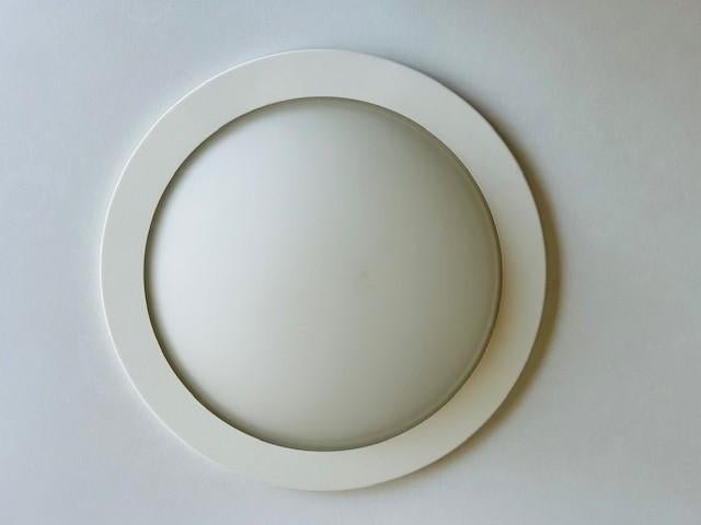 Plafondlamp wit, Ophalen, Zo goed als nieuw, Glas