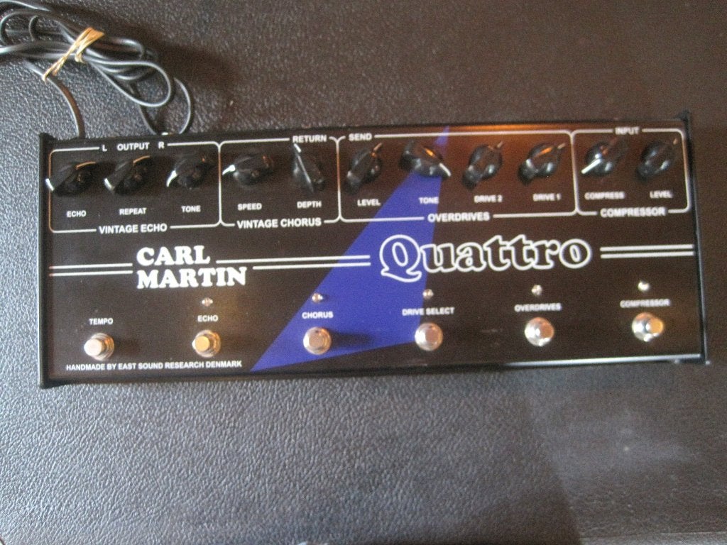Muti-effet analogique CARL MARTIN QUATTRO, Muziek en Instrumenten, Verzenden, Zo goed als nieuw, Solid body