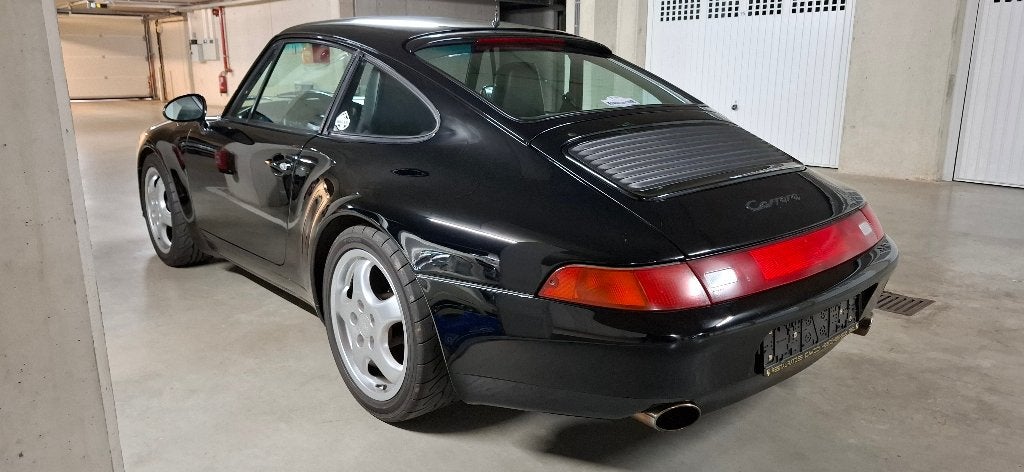 Porsche 911 Oldtimer - black on black - RS-spoiler, Auto's, 4 zetels, Zwart, Zwart, Leder