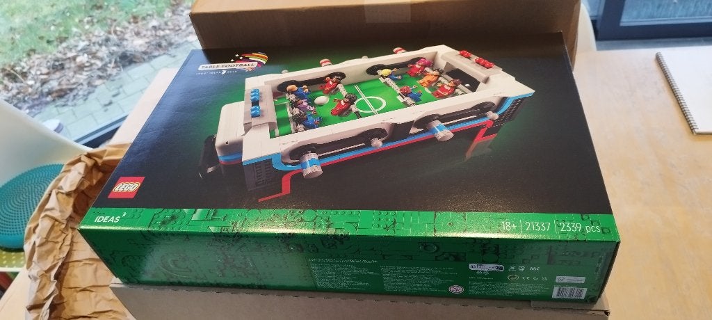 Babyfoot en parfait état Lego 21337, Neuf, Lego, Ensemble complet, Pièces supplémentaires incluses
