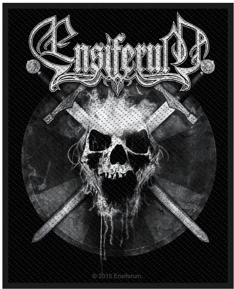 Ensiferum - Skull - patch officiële merchandise, Ophalen of Verzenden, Nieuw